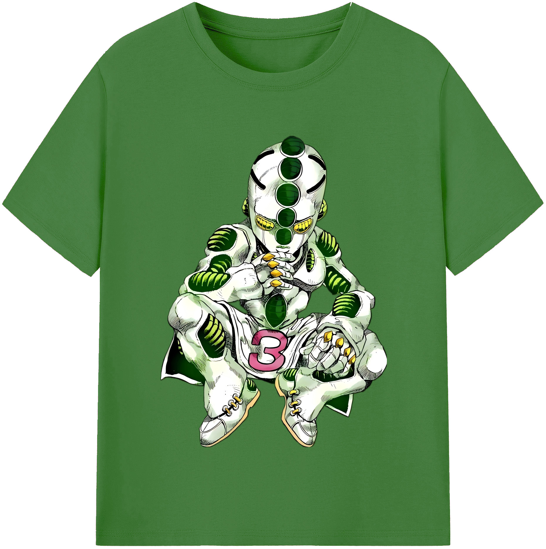 （画像用） ジョジョの奇妙な冒険 広瀨康一 JoJo's Bizarre Adventure Hirose Koichi レディースカジュアルプリントTシャツ（綿100％）